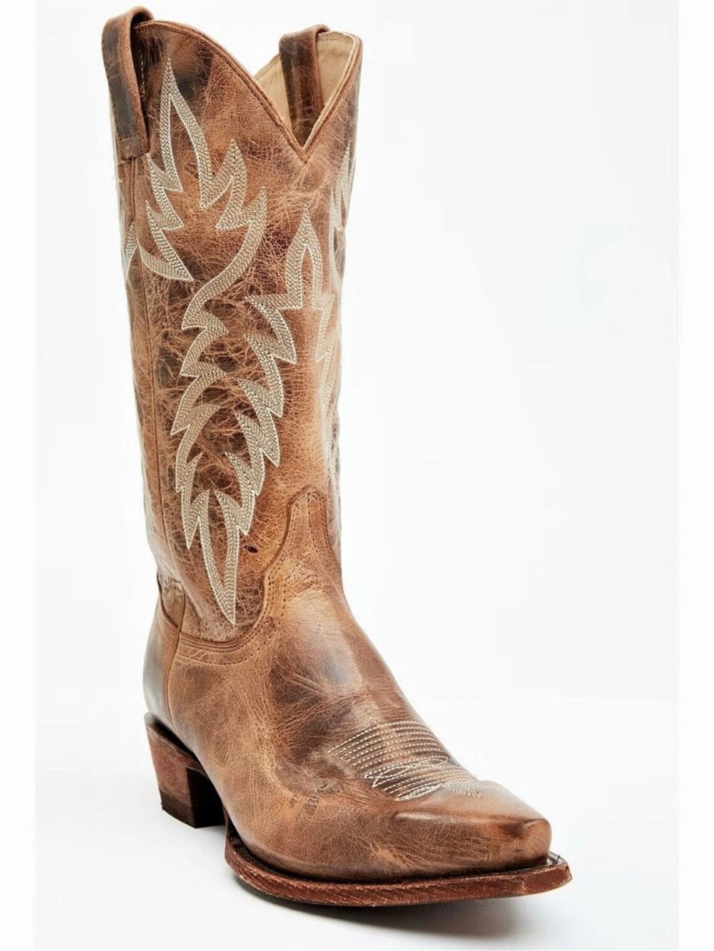 Idyllwind Wheeler Western Cowboy Boots Tan Leather Snip Toe Women’s Size 11
